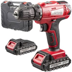 Raider akkumulátoros fúró, 12V, 2 sebesség, 2x1.5 Ah, RD-CDL34