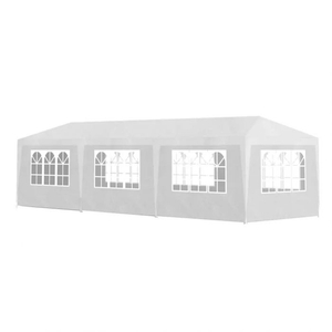 Party sátor fehér színben 3×9 méter