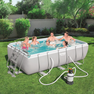 Bestway SZICÍLIA szögletes fémvázas medence szett 404 x 201 x 100 cm Bestway SZICÍLIA szögletes fémvázas medence szett 404 x 201 x 100 cm