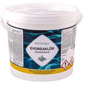 Gyorsan oldódó klór medence vegyszer Pontaqua Gyorsaklór 3kg
