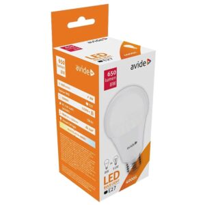 Avide LED Globe A60 8W E27 240° NW 4000K	
