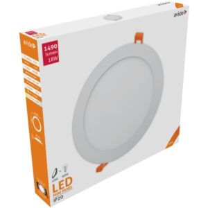 Avide Kerek Mennyezeti Lámpa ALU 18W NW 4000K	