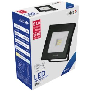 Avide LED Reflektor Slim SMD 10W CW 6400K