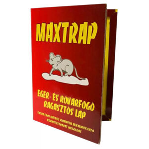 Maxtrap egérfogó ragasztó lap közepes 19 cm x 12 cm duplán