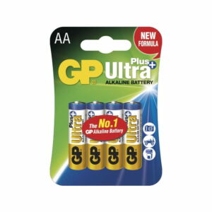 GP Ultra Plus Alkáli elem, LR6 (AA), 4db/bliszter