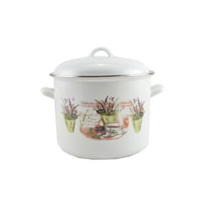 Perfect Home Levendula  Zománcozott fazék 20 cm+fedő 13471 Perfect Home Levendula  Zománcozott fazék 20 cm+fedő 13471