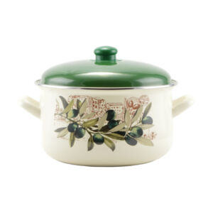 Perfect Home Oliva Zománcozott lábas 24 cm+fedő 14830 Perfect Home Oliva Zománcozott lábas 24 cm+fedő 14830