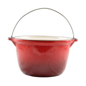 Perfect Home - Zománcozott öntöttvas bogrács 4 literes piros Perfect Home - Zománcozott öntöttvas bogrács 4 literes piros