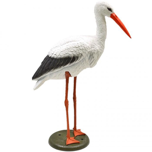 Ubbink  Álló gólya, 80 cm - Élethű műanyag madárfigura