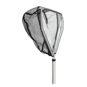 Merítőháló nagy,háromszög alakú,teleszkópos nyéllel 113-180 cm