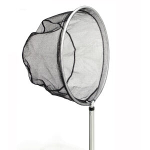 Merítőháló nagy,kör alakú, teleszkópos nyéllel 113-180 cm