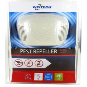Weitech ultrahangos kártevő riasztó 280 m2//hálózatról működik