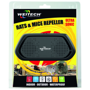 Ultrahangos patkány és egérriasztó IP44 Ultrahangos patkány és egérriasztó IP44