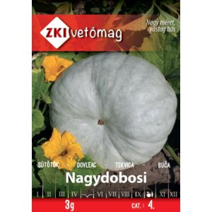 ZKI Sütőtök Nagydobosi Vetőmag 3g