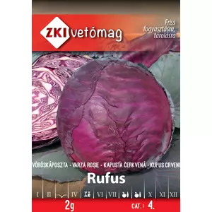 ZKI Vöröskáposzta Rufus Vetőmag 2g