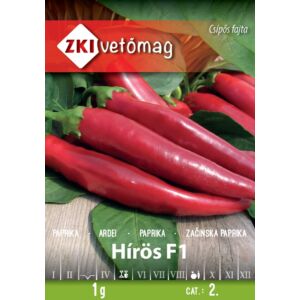 ZKI Paprika Hírös F1 Vetőmag 1g