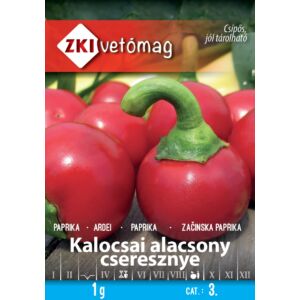 ZKI Paprika Kalocsai Alacsony Cseresznye Vetőmag 1g