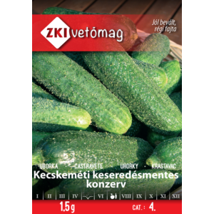 ZKI Uborka Kecskeméti Keseredésmentes Konzerv Vetőmag 1,5g