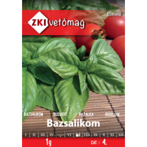 ZKI Kislevelű Bazsalikom Vetőmag 1g