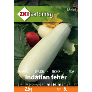 ZKI indátlan fehér spárgatök vetőmag 2,5g