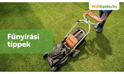 Fűnyírási tippek nyárra: így marad üde a gyep a forróságban