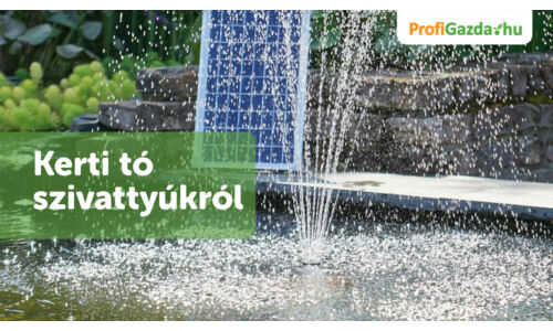 Kerti tó vízforgatása energiatakarékosan – tippek a korszerű szivattyú-üzemeltetéshez és az áramfogyasztás csökkentéséhez