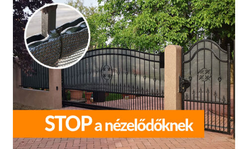 Árnyékoló háló felhasználása (Raschel hálók)