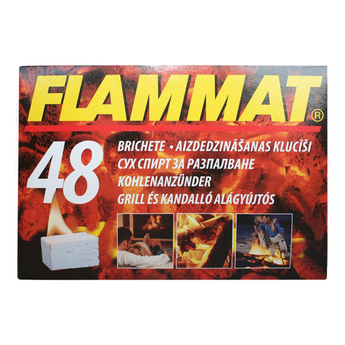 Flammat  Grill és kandalló alágyújtós 48 db-os