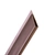 Nortene-Catral "U" alakú lezáró profil Litecane műnád kerítéshez, barna 1,5m