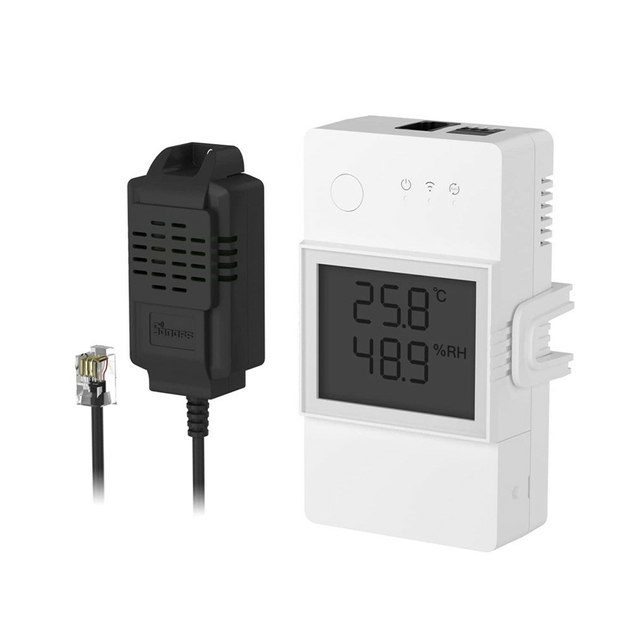 PalmSTAR WIFI termosztát + érzékelővel Sonoff TH16, telefonról vezérelhető