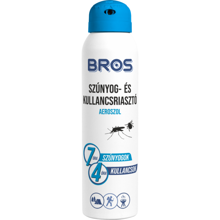 Bros szúnyog-kullancs riasztó aerosol. 90ml /12/ B003