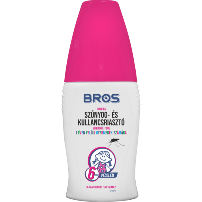 Bros szúnyogriasztó pumpás /sensitive/ gyerek 50 ml