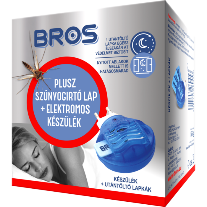 Bros  Szúnyogria.kombi készülék +10  lapka
