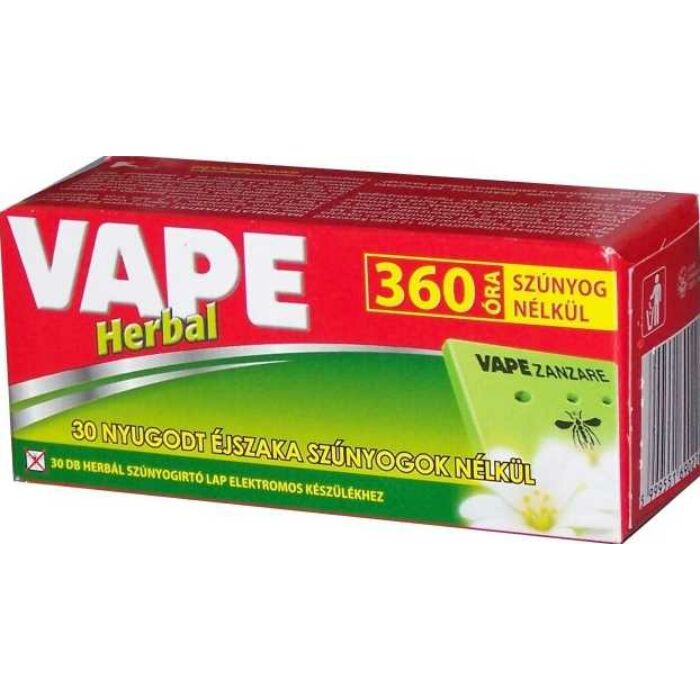 VAPE HErbál szúnyogírtó lap 30 db