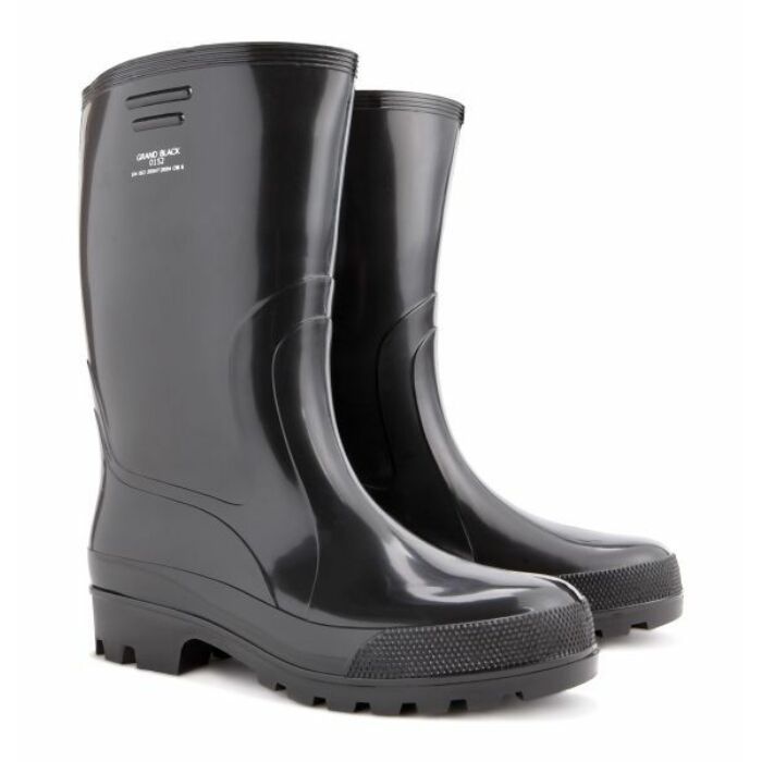 Demar Grand fekete rövid szárú gumicsizma + t.betét 47