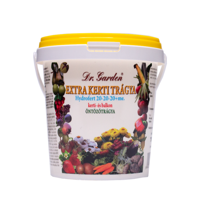 Dr. Garden extra kerti trágya, kerti- és balkon öntözőtrágya 15-5-30+3Mg+me 750g