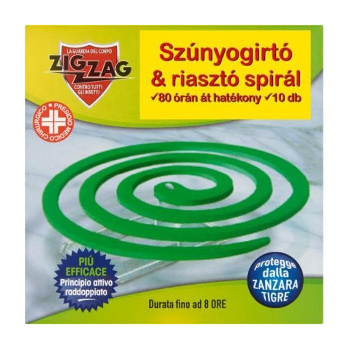 Zig Zag szúnyogriasztó spirál 10 db