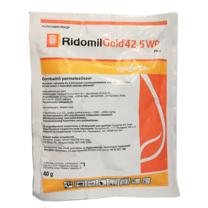 Ridomil Gold 42,5 WP Plus gombaölő permetezőszer 40 g