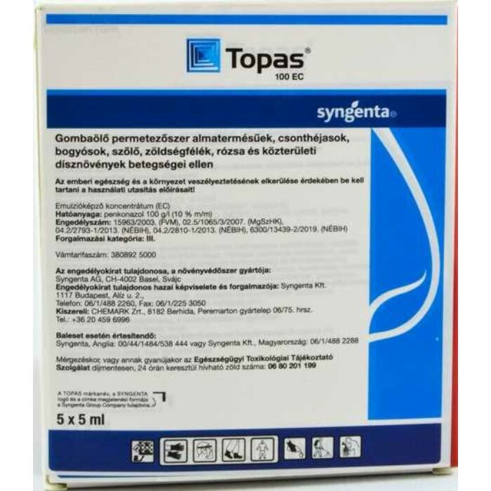 Topas 100 EC 5×5 ml ampulla