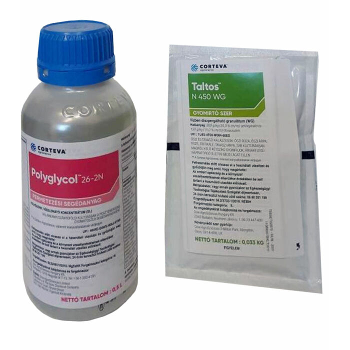 Taltos WG 33 g + Polyglycol 0,5 l gyomirtó permetezőszer