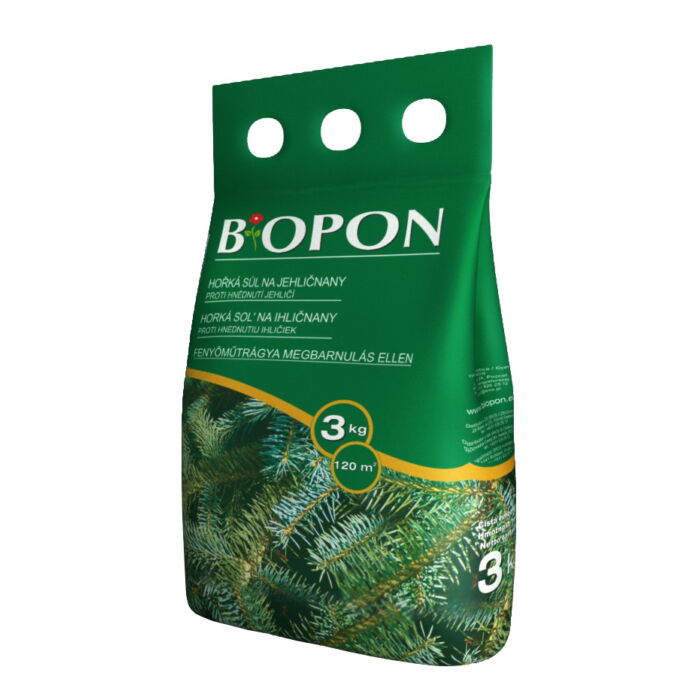 Biopon fenyőműtrágya megbarnulás ellen, 120m2 területre, 3 kg