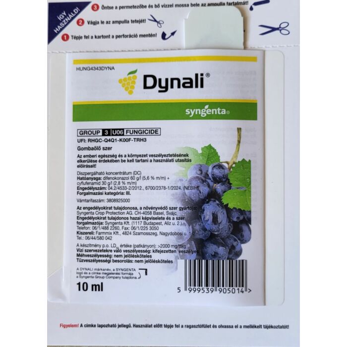 Dynali gombaölő szer 10 ml ampullás