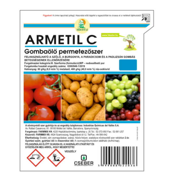 Armetil C 200g peronoszpóra elleni készítmény