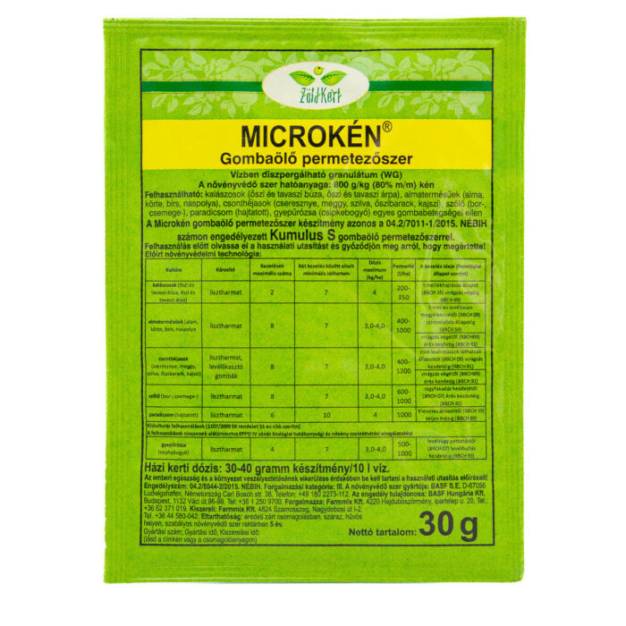 Microkén /Kumulus/gombaölő permetezőszer 30g