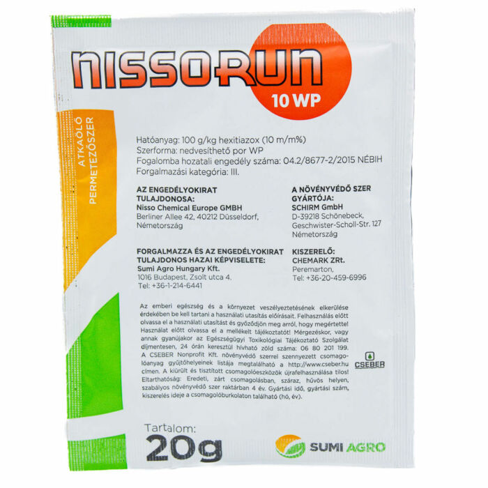 Nissorun 10 WP rovarölő permetezőszer 20 g