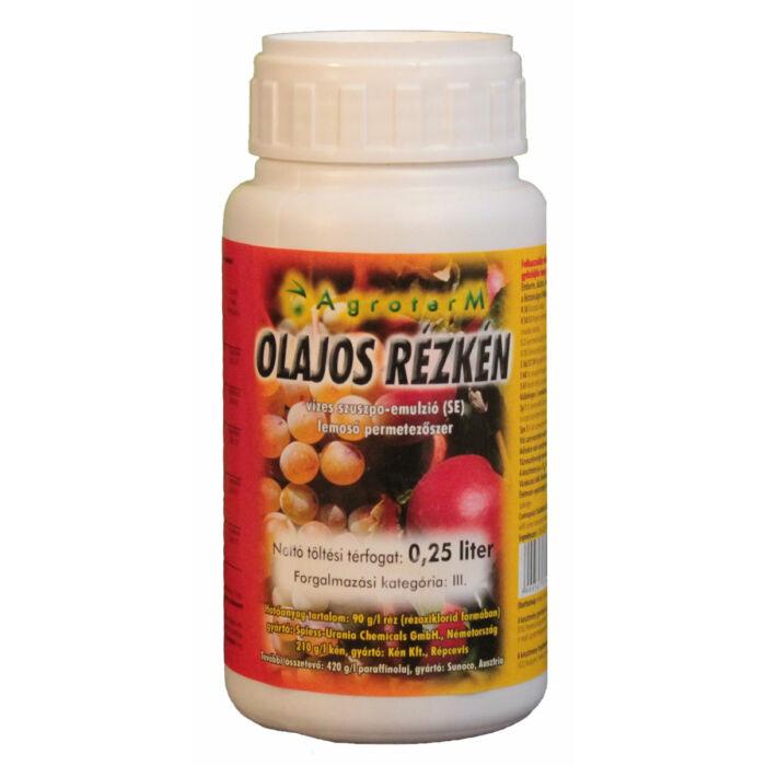 Olajos rézkén SE lemosó permetezőszer 250 ml