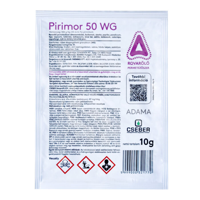 Pirimor 50 WG rovarölő permetezőszer 10 g