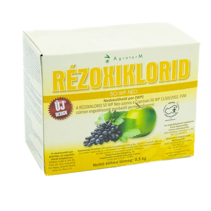 Rézoxiklorid 50 WP NEO gombaölő permetezőszer 0,5 kg