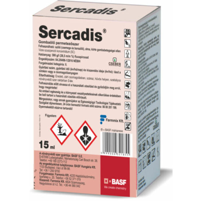 Sercadis gombaölő permetezőszer 15 ml ampulla
