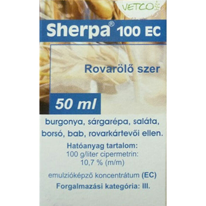 Sherpa 100 EC rovarölő permetezőszer 50 ml